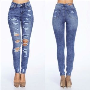 Blue Age High Rise Skinny Jeans NWOT